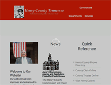Tablet Screenshot of henrycountytn.org